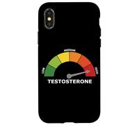 High Testosterone Gym Bro Bodybuilding Low Cortisol Meme Case for iPhone X/XS
