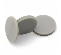 High Thermal Conductivity Aluminum Nitride Ceramic Disc - 2pcs Insulation Sheet, 10-100mm Diameter(30mmx1mm)