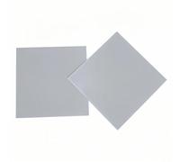 High Thermal Conductivity Aluminum Nitride Ceramic Substrate Square Plate - Insulating Gasket for Scientific Research, 1pc(0.25mmx120mmx120mm)