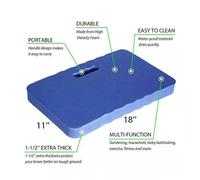 High Thick Pad Kneeling Mat Density Foam Cushion Waterproof Garden Kneeler Bath Floor Yoga Protection Garage Soft Sport Antiskid Black 46x28x4cm