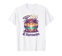 High Tides and Harmonies Yacht Rock Sunset Tropical Lounge T-Shirt