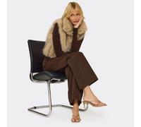 High-Tides Twisted Strap Heel Mule In Snake Print Faux Leather, Women's Size UK 7