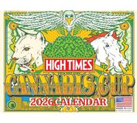 High Times Cannabis Cup Calendar 2026 Monthly Wall Calender 12 Month | Weed Gifts American Made In The USA