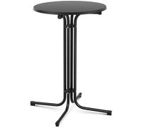 High Top Bar Table Ø 70 cm Folding Black - Folding Tables by Royal Catering Black