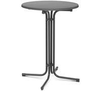 High Top Bar Table Ø 80 cm Folding Grey - Folding Tables by Royal Catering Grey