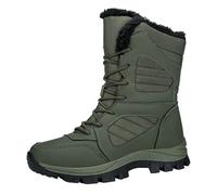 High Top Boots Women, Snow Boots Womens Waterproof, Winter Thicken Booties, Solid Color Going Out Fleece Lined Shoes Casual Wide Fit Boot Classic Non-Slip Shoes