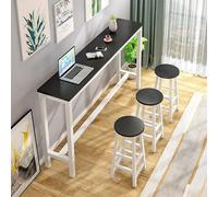 High Top Breakfast Bar Table for Kitchen & Outdoor Perfect for Home Restaurant & Bar Use (Chairs Not Included) Stylish Space Saving Dining Solution