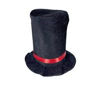 High Top Bucket Hats Versatile Floppy Design Ideal for Cosplay Events Birthday Celebrations and Performance Outfits (Black, One Size)