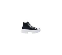 High-Top Fabric Trainers with Thick Sole, female, Converse, Sneakers, Black, 3 UK, Shoes 3 UK