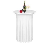 High Top Table Covers - Christmas High Top Spandex Table Cover | Fitted Party Tablecloths Washable Festive Decor for Restaurant Weddings Birthday Home Pub Indoor Outdoor
