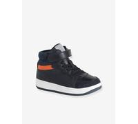 High-top trainers for boys navy blue