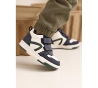 High-top trainers with hook and loop fastener for babies set blue