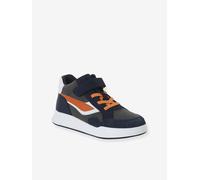 High-top trainers with touch-and-close fastening and elasticated laces for children in nursery school collection set blue