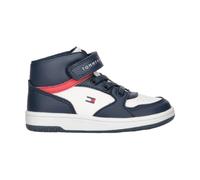 High Top Velcro Sneaker, male, Tommy Hilfiger, Kids Sneakers, Blue, 24 EU, Kids 24 EU