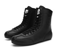High Top Wrestling Shoes Fitness Training Boxing Boots Sports Wrestling Shoes Unisex High Traction Premium Quality For Wrestling Boxing And Weightlifting