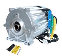 High Torque 2200W Brushless DC Motor for Electric Tricycle, 60V/72V Permanent Magnet, 18-Tooth Shaft, 4600RPM - Powerful DIY Upgrade for Trikes