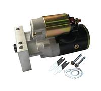 High Torque 3HP Mini Starter Motor 18492 Replacement for SBC BBC 350 400 Dual Inline 153 168 Tooth Small Block (Black)