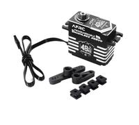 High Torque 48KG IP67 Waterproof Programmable Brushless Servo Aluminum Heatsink Case for Traxxas 1/5 1/8 1/10 RC Car Boat Robot