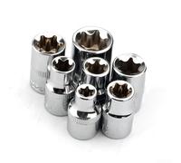 High Torque 7pcs Star For Torx Socket Wrench Set E Type E8 E10 E11 E12 E14 E16 E18 E20 for Professionals