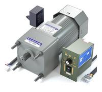 High Torque AC Motor + Speed Controller + Gear Box, 250W Single Phase Electric Motor with Gearbox, Variable Speed Motor, Reversible Gear Motor with Control Box, 110V Geared Motor