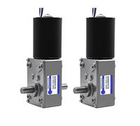 High Torque DC 12V 24V Brush Worm Gear electronic starter With Signal Feedback MQXFCZUX(24v 8rpm,Single shaft)