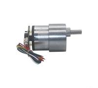 High Torque DC Gear Motor With Hall Effect Encoder, Adjustable Speed And Direction, Forward Reverse Control, For JGB37-520 Robotics, Automation, DIY Projects(12V33)
