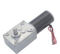 High Torque DC Motor ， DC 12V 24V Worm Gear Motor Multiple Speeds for Remote Curtains Shredders Copiers(24v,16 RPM)
