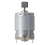 High Torque DC Motor for Kids Ride On Car Replacement, 6V 12V Electric Vehicle Engine with 12 Tooth Gearbox, Compatible with RS550 RS390 RS380 Models, Fast Speed