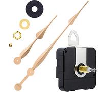 Hicarer High Torque Long Shaft Clock Movement Mechanism Clock Replacement Motor with 12 Inch Long Spade Hands