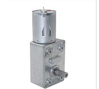 High Torque Micro electronic starter, JGY370 Permanent Magnet Dc Rotating High Torque electronic starter, Speed Controller, High Torque self-Locking Worm Gear ZFUGEDRLI (Color : 24v, Size : 375rpm)