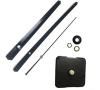 High Torque Quartz Clock Movement Mechanism for 3540CM Large Wall Clocks, for DIY Replacement or Repair, Complete with Clock Hands Set (Black)