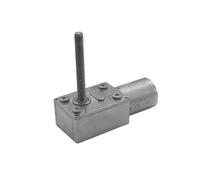 High Torque Silent 6V 12V 24V DC Worm Geared electronic starter 6mm*150mm Lead Screw Shaft Self-lock Worm Gear electronic starter MQXFCZUX(150 RPM,12V)