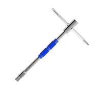High Torques T Rod Ratcheting Wrenches with Interchangeable Heads Sliding Levers for 1/2In 3/8 1/4 Drive Socket Rusts Resistant High Carbon Steel Wrenches
