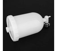 High Toughness 400ml Side Feed Spray Gun Paint Cup, Oil Resistant Plastic Pot for W101 W71 R-2 K-2 F- Spray Gun, Suitable for Projects