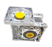 High Tq RV50 Worm Gear Reducer Speed 19mm Input Shaft Diameter 25mm Output diameterfor NEMA43 Stepper Motor(Ratio 20)