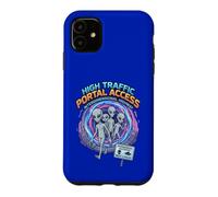 High Traffic Portal Access Interdimensional Highway Alien Case for iPhone 11