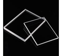 High Transmittance Quartz Glass Sheet for Ultraviolet Fluorescence Detection - 100x50x1mm Optical Glass(45x12.5x2mm 10pcs)