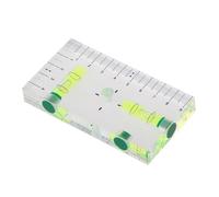 High Transparent Magnetic Level Bubble Mini Spirit Level with Three Strong Magnets Fitting for Construction Household(20cm)