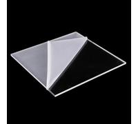 High Transparent PC Plastic Sheet 400mm 300mm, Square Polycarbonate Hard Board for Home Decoration 1pc(100x100x4mm)