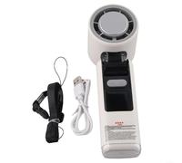 High Turbo Air Blower, Portable USB Handheld Cooling Fan with Digital Display, 100- Adjustable Turbine for Outdoor Camping Travel Home Office(Refrigeration White)