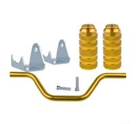 High Universality Motorcycle Pedal Replacement, Aluminum Alloy Pedal Poles for Scooters and Electric Cars (gold)