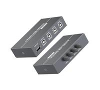 High USB 2.0 Hub Switcher 4 Host Control Amplification 5M Transmission Metal Housing Heat Dissipation Delay USB