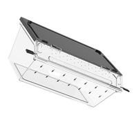 High Ventilation Reptiles Terrariums for Small Pet Clear Easy Design Small Pet Habitat Enclosure Box Crickets Keeper Container