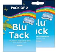 High Vibrant 2x Bostik Blu Tack Original Reusable Adhesive Pack Home Office DIY Use BluHacks Smart Adhesives Alternative to Pins & Tape 60g