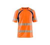 High-visibility, anti-odour, anti-uv T-shirt Blaklader Orange XL