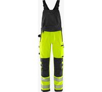 High-visibility bib overalls class 2 Fristads Stretch 1031 GSTP Jaune D88