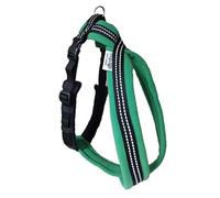 High Visibility Emerald Green Fleece Dog Harness by CosyDogs (Size 0 (40-50cm) Chest)