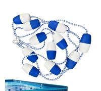 High Visibility Floating Rope, Swimming Lane Floats Racing Line, Authentic Pool Divider Rope for Training Practice Competitions, Home Public Indoor Swimming Racing 5.12x2.76 in