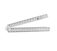 High Visibility Folding Measuring Ruler Shatterproof Polyacrylate Design for Technical Drawing and Academic Use Denso Student King
