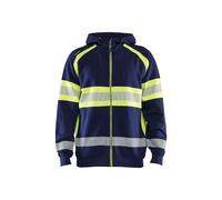 High-visibility hooded sweatshirt Blaklader Bleu 4XL